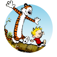 Logo Calvin a Hobbes
