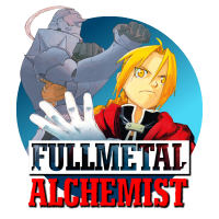 Logo Fullmetal Alchemist - Ocelový alchymista