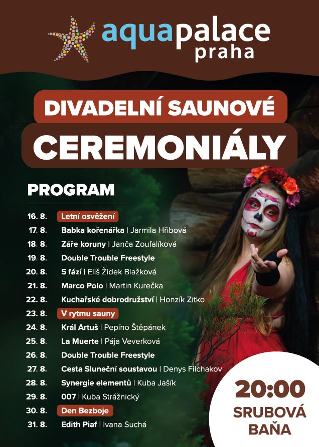 Saunová divadla 2 srpen 2025