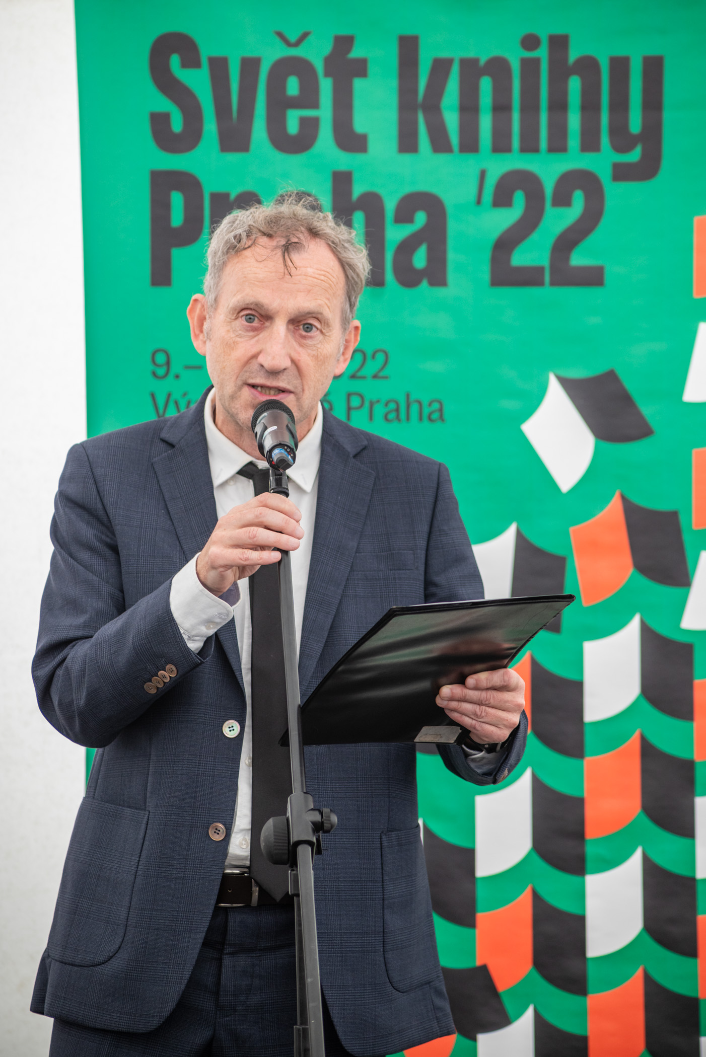 Svět knihy Praha 2022_slavnostní zahájení_Martin Vopěnka